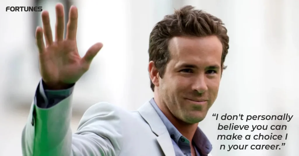 Ryan Reynolds quotes on career