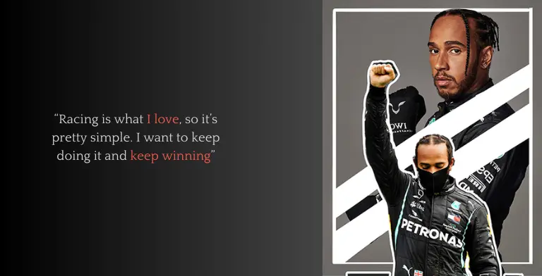 Lewis Hamilton quotes on life